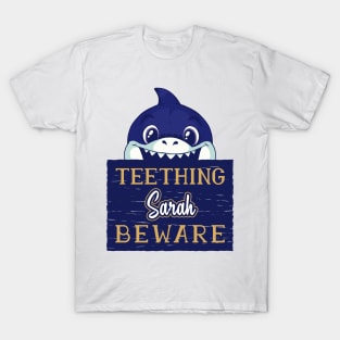 Sarah - Funny Kids Shark - Personalized Gift Idea - Bambini T-Shirt